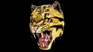CLOUDED LEOPARD FACE PAINT 🐱🐯🦁 (time-lapse)