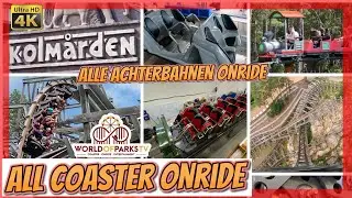 Kolmården all coaster (Onride POV) Kolmarden Alle Achterbahnen onride - Wildfire – Delfinexpressen