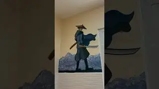 Blue eye samurai mural part one  #art #painting #mural #acrylicpainting