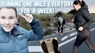 Running one mile everyday for a week!| Fitness challenge | Weight loss Journey | Before and After