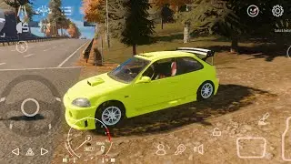 Honda Civic (EK9) Yellow Theme Downpipe | Car Parking Multiplayer 2 Mobile Gameplay