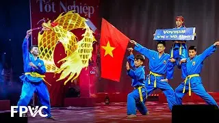 MÃN NHÃN VỚI MÀN BIỂU DIỄN VOVINAM CÔ GÁI LAM HỒNG TẠI LỄ TỐT NGHIỆP FPT POLYTECHNIC HÀ NỘI 2024