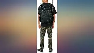 Rodeel Fishing Tackle Backpack 2 Fishing Rod Holders Without 4 Tackle Boxes,Large review