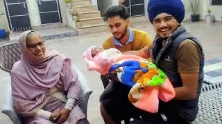 ਅੱਜ ਨਿੱਕਾ ਜਿਹਾ ਮਹਿਮਾਨ ਆਇਆ ਸਾਡੇ ਘਰ ਤੇ ਲੱਗੀਆਂ ਰੌਣਕਾਂ।