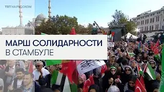 Тысячи людей вышли на улицы Стамбула в поддержку Газы и флотилии &laquo;Сумуд&raquo;