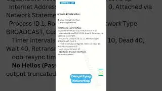 CCNA Quiz 157: OSPF passive interface scenario 2 #demystifyingnetworking