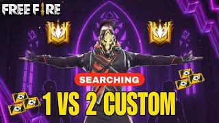 CAN ONE PLAYER DEFEAT TWO? 😱 | INSANE 1V2 CUSTOME 🔥| #freefire #1v2custom #solovsduo #clutchmoments