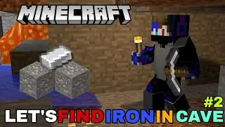 Let's Find Iron In Cave | Finding Iron | Minecraft 1.18 Gameplay | #2
