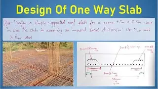 Design Of One Way Slab | Slabs | Design Aids | Hindi | IS 456:2000 | Limit State Method |