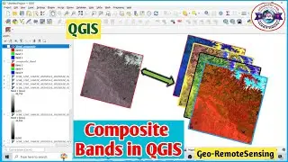 How to Composite Bands in QGIS | Landsat Band Combination | QGIS Raster Tutorial |