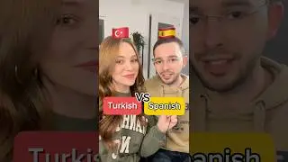 Turkish vs Spanish 🇹🇷❤️🇪🇸 Which language should I do next? 🤭#turkish #fyp #spanish #languages