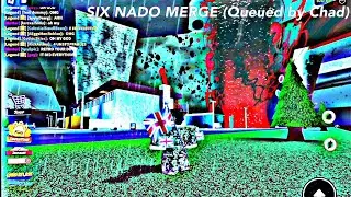 Six Nado Merge on TAU! / Tornado Alley Ultimate Roblox