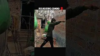 ko boxing combo 🥊 #boxing #ufc #fitness #viral #trendingnow #youtubeboxing #shorts