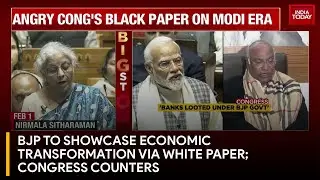 White Paper on Economic Revitalization Announced by BJP, Congress Preps Counter Black Paper