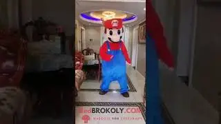 REDBROKOLY.COM Mascot Costume - Super mario costume full body mascot outfit