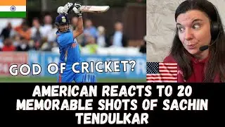 God of Cricket? American Reacts to 20 Memorable Shots of Sachin Tendulkar