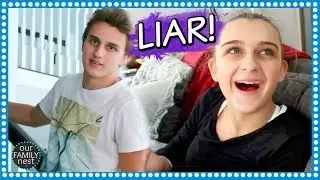 IS SHE LYING? HIS FIRST JOB INTERVIEW!