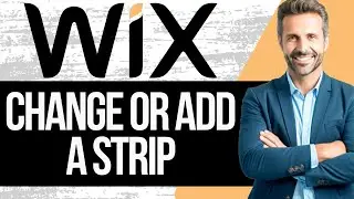 Как изменить или добавить полоску на сайт Wix