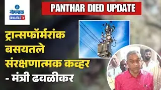 Panther died update - Old Transformers to Get Protective Covers: Min Dhavalikar | Gomantak TV