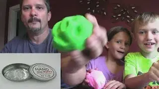 Fluffy Slime and Hand Putty From Wish Unboxing and review / Kids React