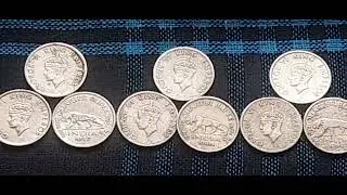 George vi King quarter rupee 1947