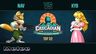 The Cascadian - Melee losers r4 - Top 32 - Nav VS Kyb