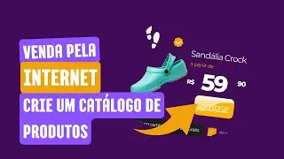 Catálogo de Produtos Digital (Interativo) no Canva