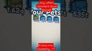 Comment down below your offers! Pet simulator X #shorts #roblox #psx #psxupdate