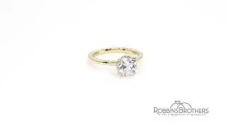 Tacori 18k Yellow Gold Diamond Engagement Ring Setting .03 ct. tw.