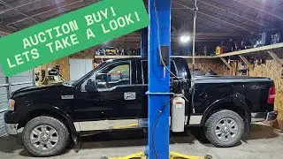 Bringing the Auction F-150 Into the Garage! New Project Truck Engine Replacement Prep Begins - Newer