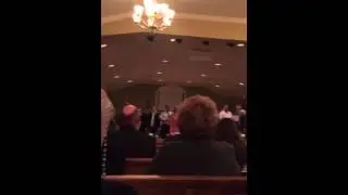 Betty watson family singing at her funeral