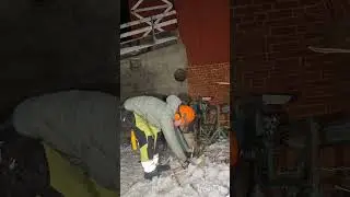 making kindeling wood