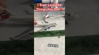 Avgeeks ❤️ 747 #aviation #modelairport #modelairplane #boeing747 #747 airport #daron