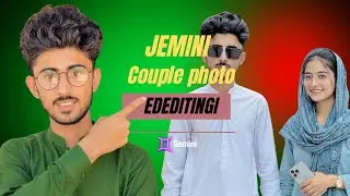 How to Edit Photo with Girl | Gemini Original Editing,,
