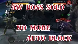 HOW TO BEAT ALLIANCE WAR BOSS MEDUSA SOLO (COUNTER AUTOBLOCK)Ft. Sabathus marvel contest of champion