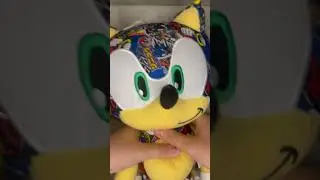 Toy factory sticker bomb sonic plush #sonic #stuffedanimal #sonicstyle #stuffedtoy ￼
