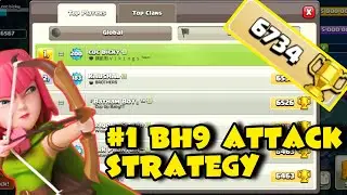 #1 Bh9 attack strategy| builder hall 9 base anti 2 star