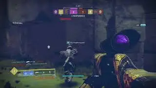 Destiny 2 - double kill with a sniper in crucible