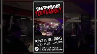 GET YOUR TICKETS!! King of the NO RING #deathproof #noring #wrestling #canadianwrestling