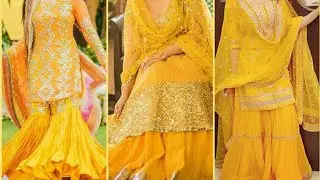 Latest Bridal Mehndi Dresses Designs 2021-2022 Collection|Mehndi Dress Design |Mehndi sharara