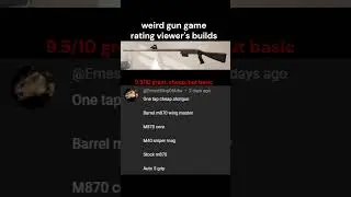 rating viewers builds in weird gun game  #roblox #gaming  #weirdgungame