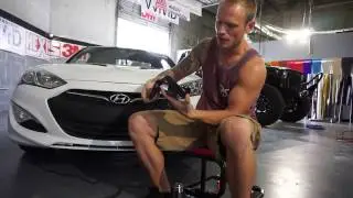 How to vinyl wrap a shark fin antenna in one piece. By @ckwraps