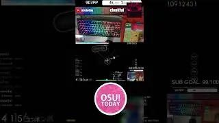 RAT RACE 912PP︱CLOUTIFUL #osu #shorts #cloutiful #lifeline #twitch #osugame #osushorts #cloutifulosu