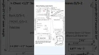 Padding jacket pattern, ep19 #shorts #short, @patternMe