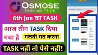 OSM SOFTWARE SOLUTIONS l 6th January Task l Must Watch