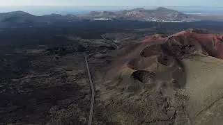 Timanfaya Drone video National Park (4K)