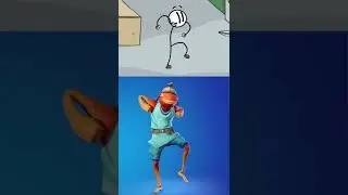 NEW Fortnite *Distraction Dance* Emote vs Original! (Henry Stickmin)