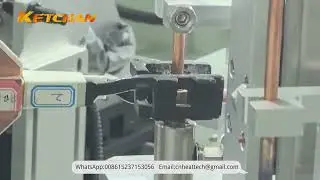 Rotary Induction Brazing System for Ice Maker Electronic Expansion Valve | Automatic Robot Discharge