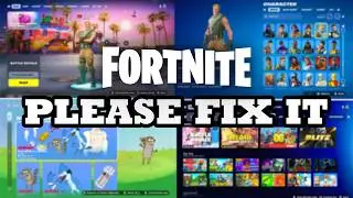 Пользовательский интерфейс Fortnite не работает...