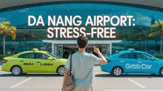 Da Nang Airport to City: 4 EASY Options (Taxi, Grab, Bus) | Travel Tips
